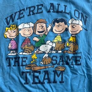 Peanuts Blue Short Sleeve Tee